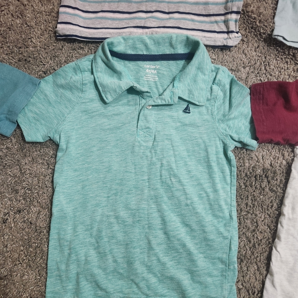 Carter's Assorted Striped and Solid Tees - Picture 4 of 9